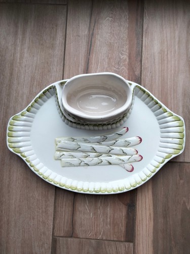 Plat asperges avec egoutoir - asperges,